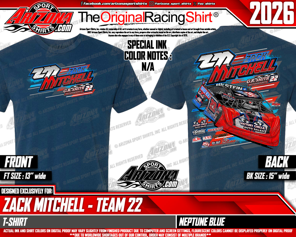 Blowout SALE ZM- 22* Short Sleeve (Silver, Nept Blue)